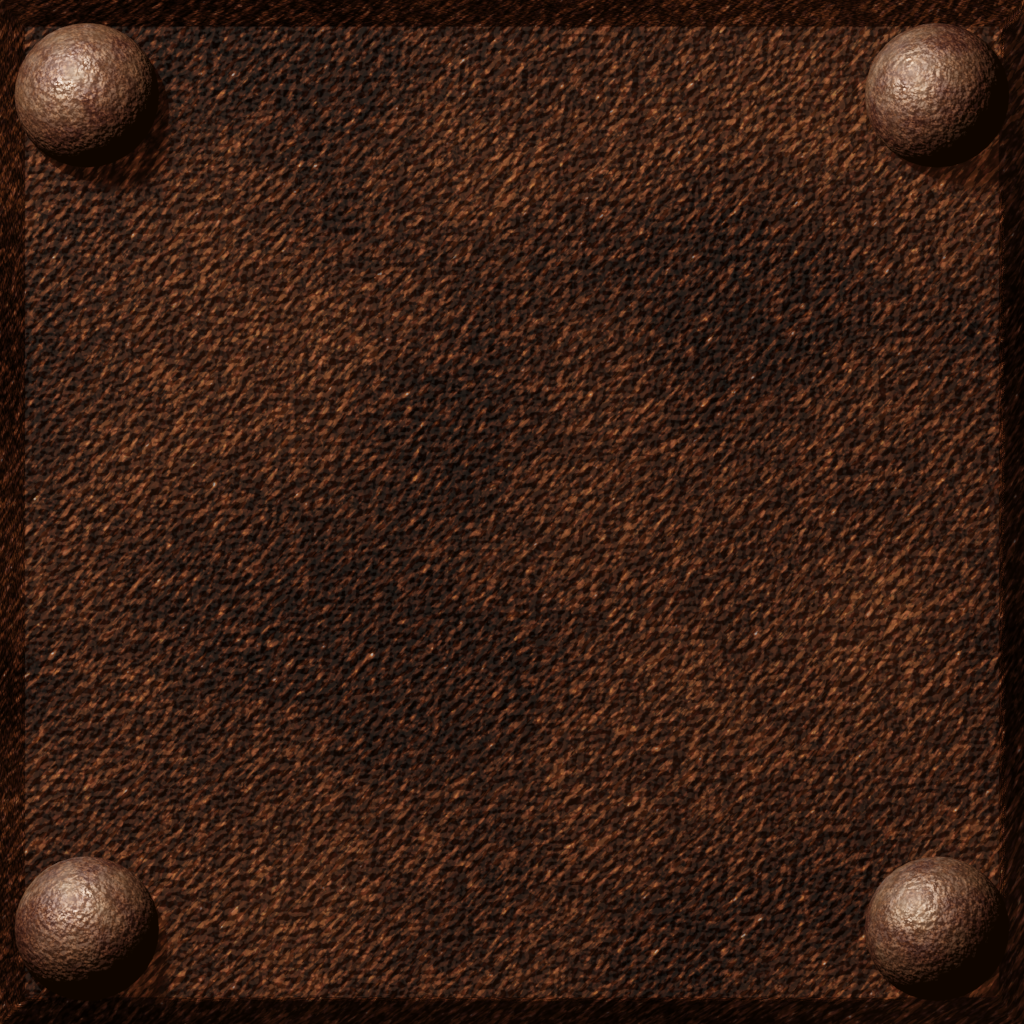 a dark brown metal material